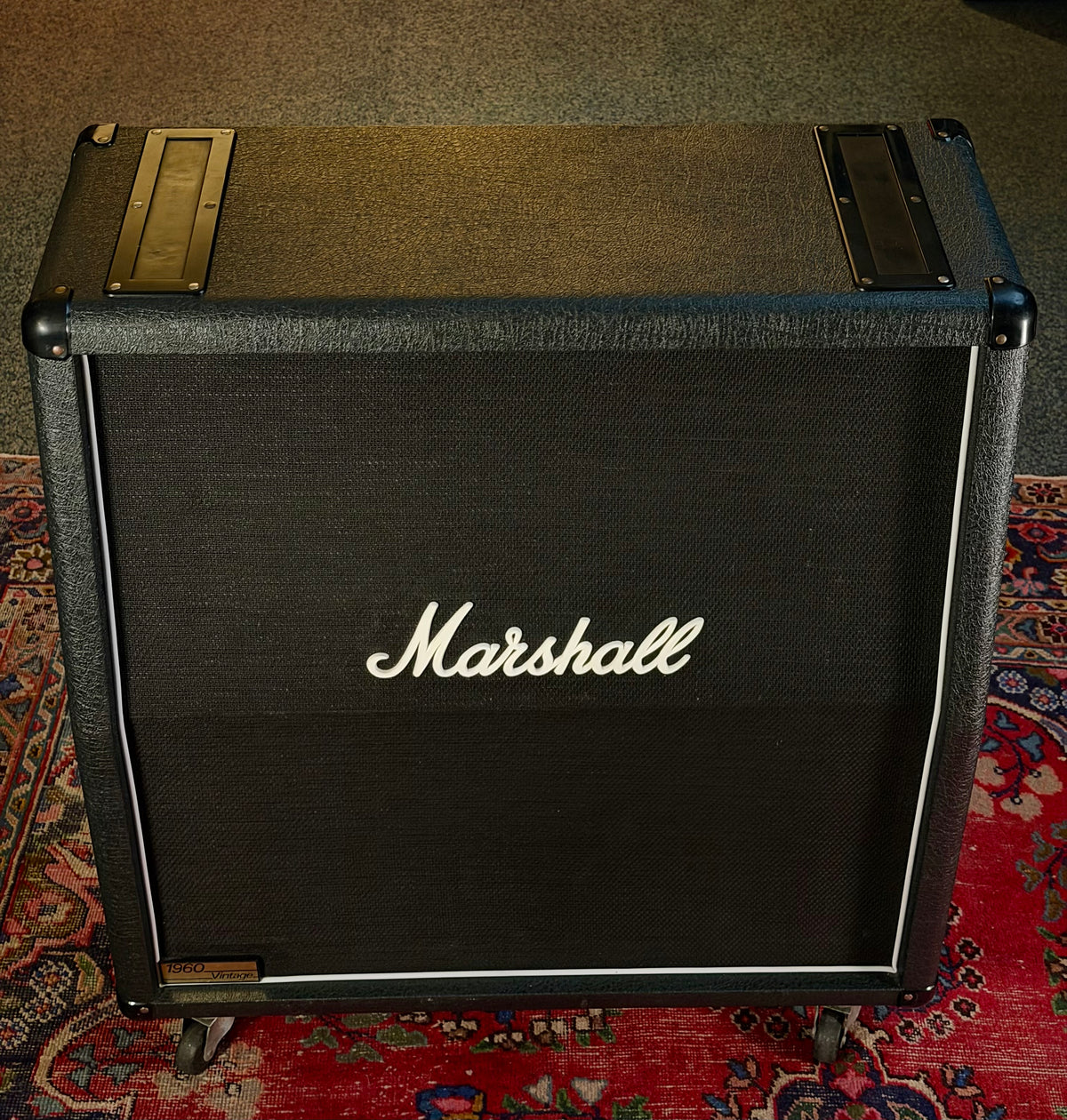 Marshall 1960AV Vintage 280-Watt 4x12" Angled Guitar Speaker Cabinet 2006 - G12 Vintage – image 4