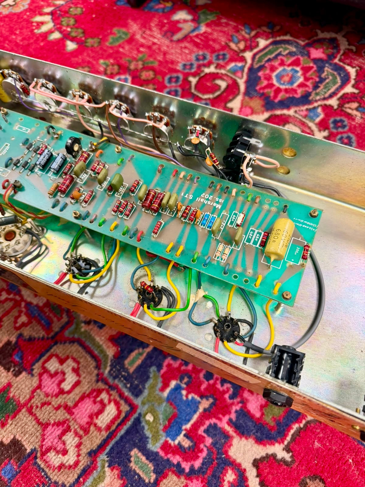 Marshall JMP 2203 Mk2 Master Model Lead 100-Watt Guitar Amp Head 1977 - Serviced – image 15