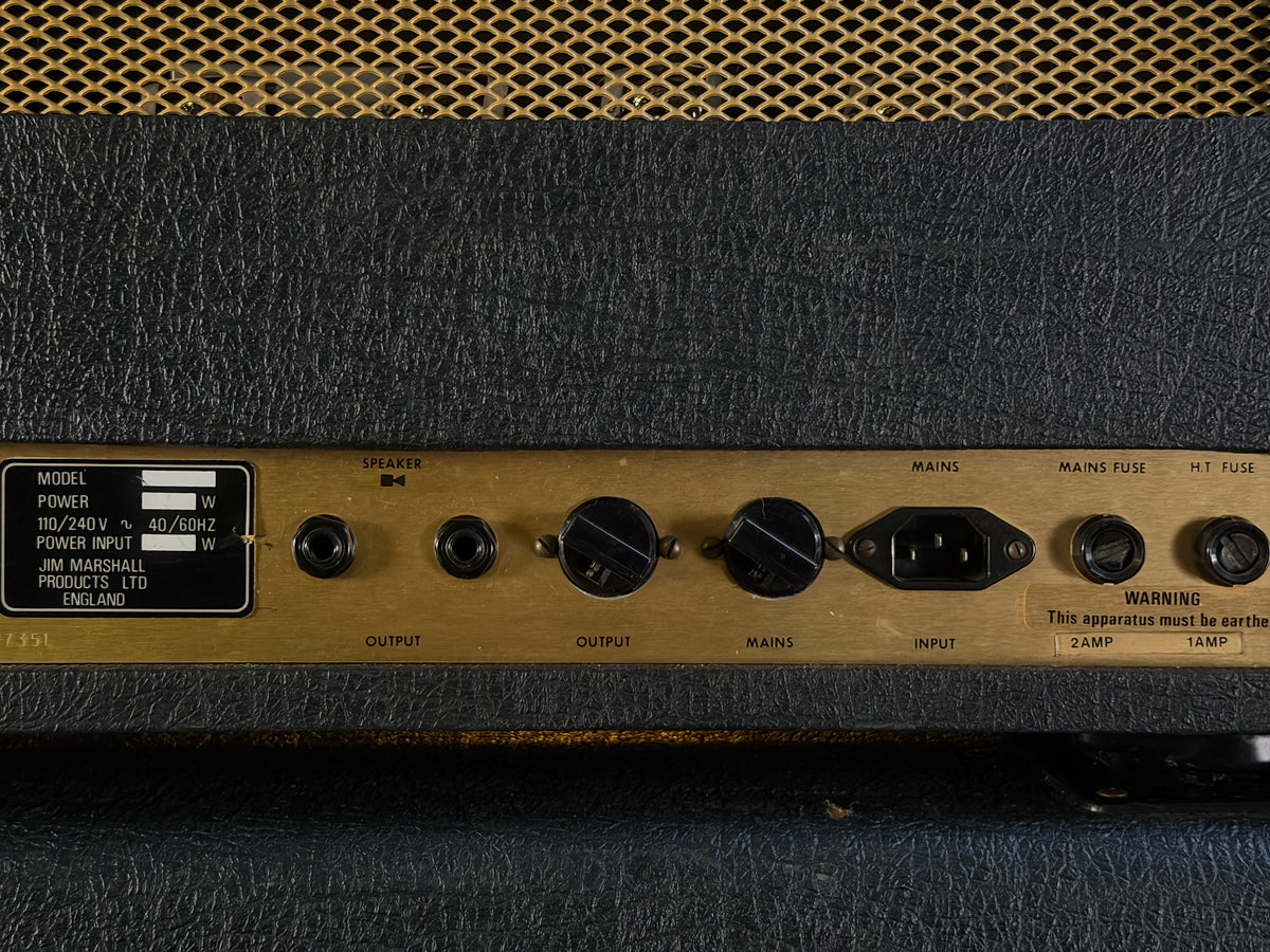 Marshall JMP 2203 Mk2 Master Model Lead 100-Watt Guitar Amp Head 1979 - Black – image 8