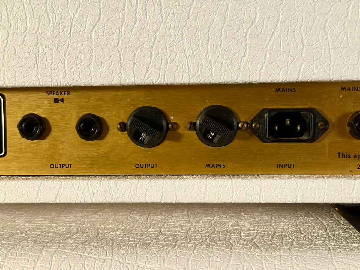 Marshall JMP 2203 Mk2 Master Model Lead 100-Watt Guitar Amp Head 1979 - White – image 6
