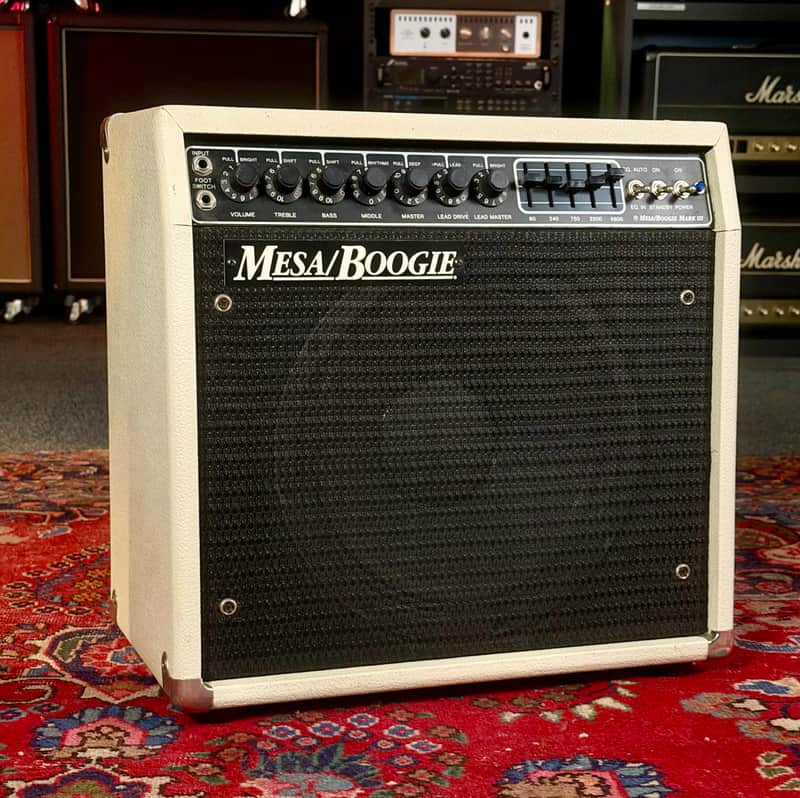 Mesa Boogie *Roland Orzabel* Mark III Simul-Class 1x12" Guitar Combo 1988 - White – image 1