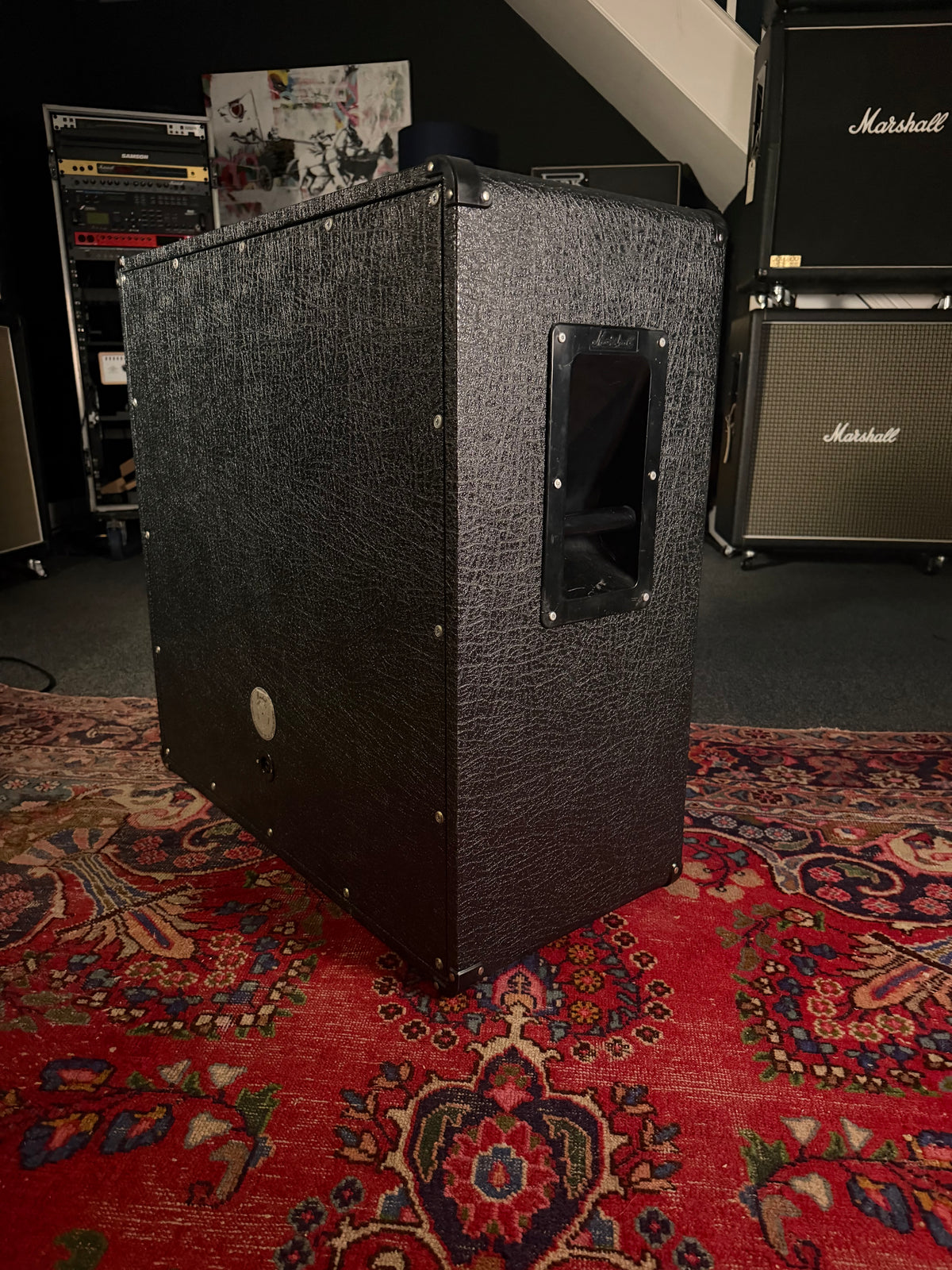 Marshall 1982B 4x12" Straight Guitar Speaker Cabinet 1978 - G12H Blackbacks – image 6