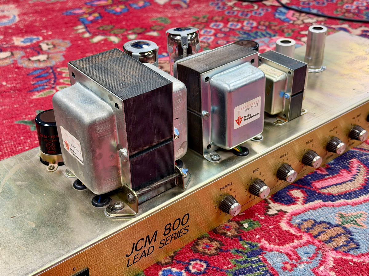 Marshall JCM 800 Lead Series Model 2204 50-Watt Master Volume Mk2 Head 1985 - Serviced – image 9