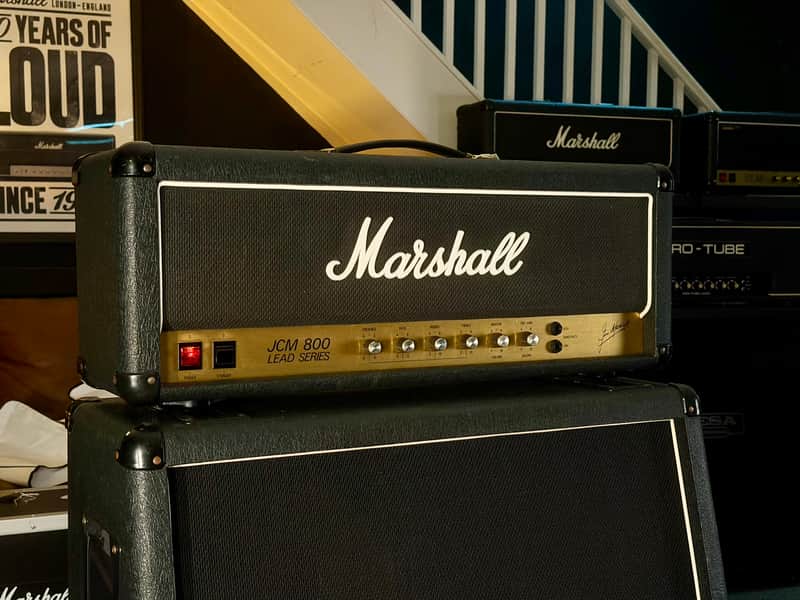 Marshall JCM 800 Lead Series Model 2203 100-Watt Master Volume Head 1982 - Black