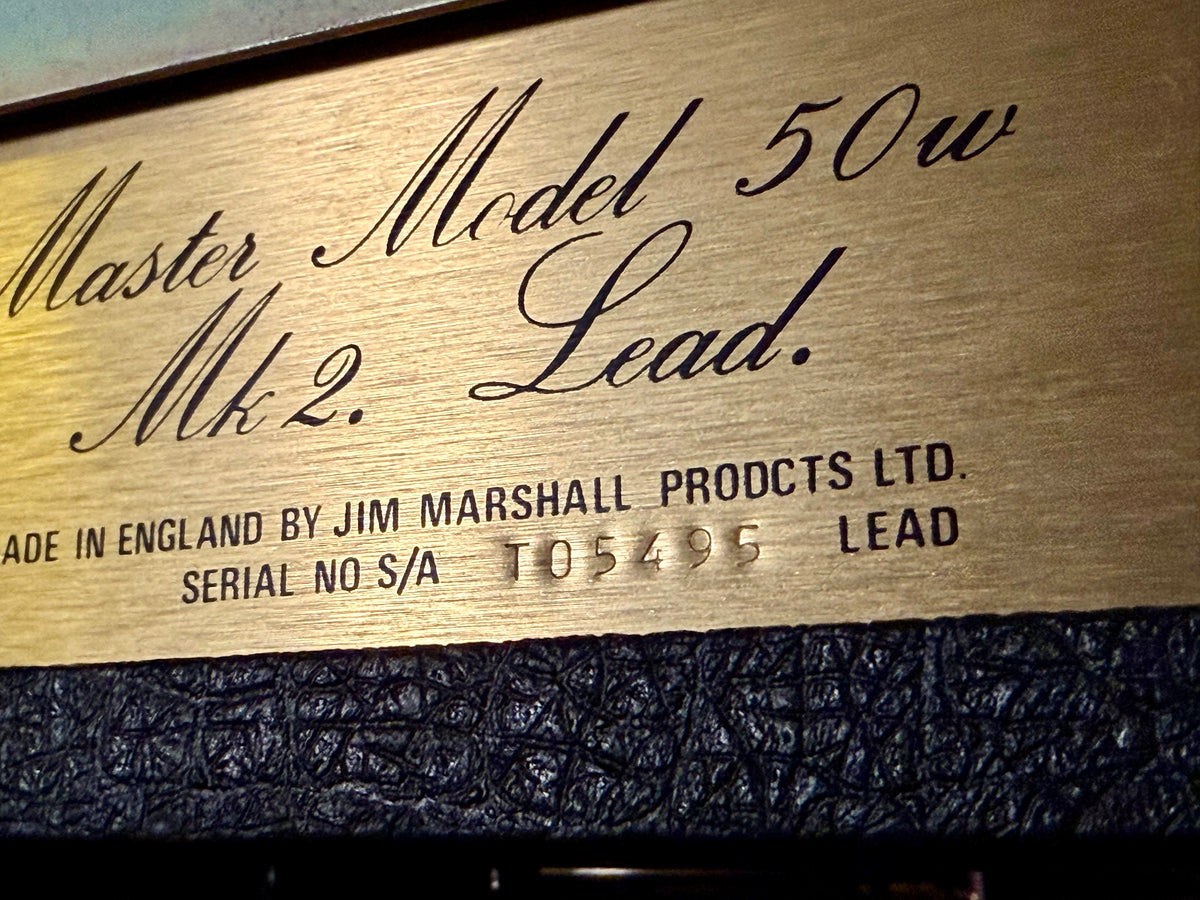 Marshall JCM 800 Lead Series Model 2204 50-Watt Master Volume Mk2 Head 1985 - Serviced – image 7