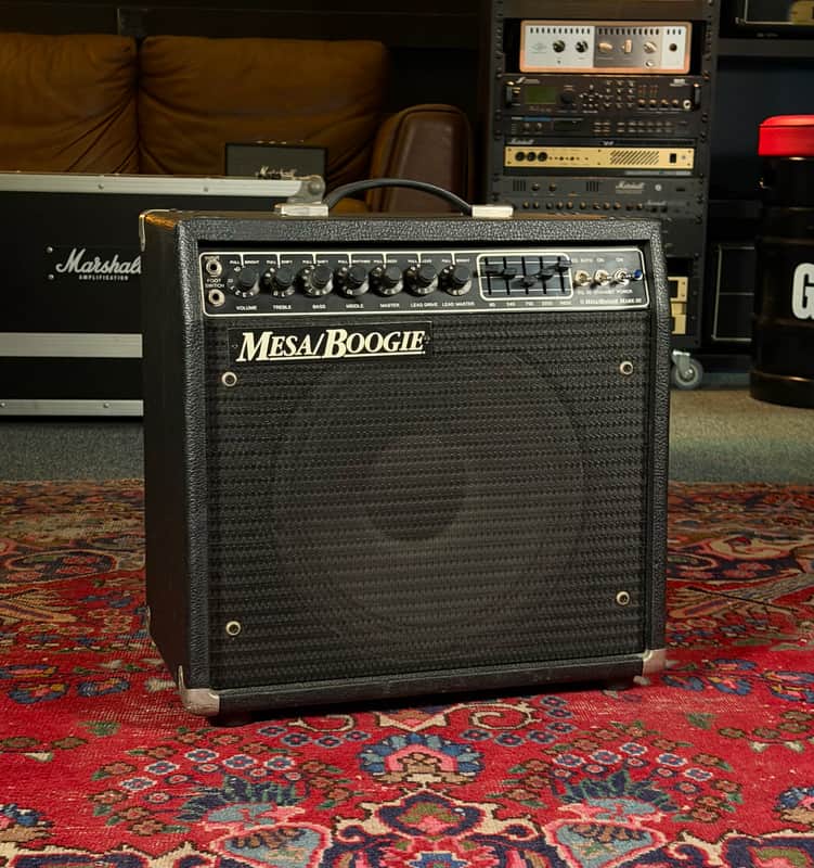 Mesa Boogie Mark III Simul-Class 3-Channel 75-Watt 1x12" Guitar Combo 1988 - Blue Stripe – image 1