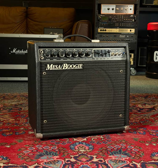 Mesa Boogie Mark III Simul-Class 3-Channel 75-Watt 1x12" Guitar Combo 1988 - Blue Stripe – image 1