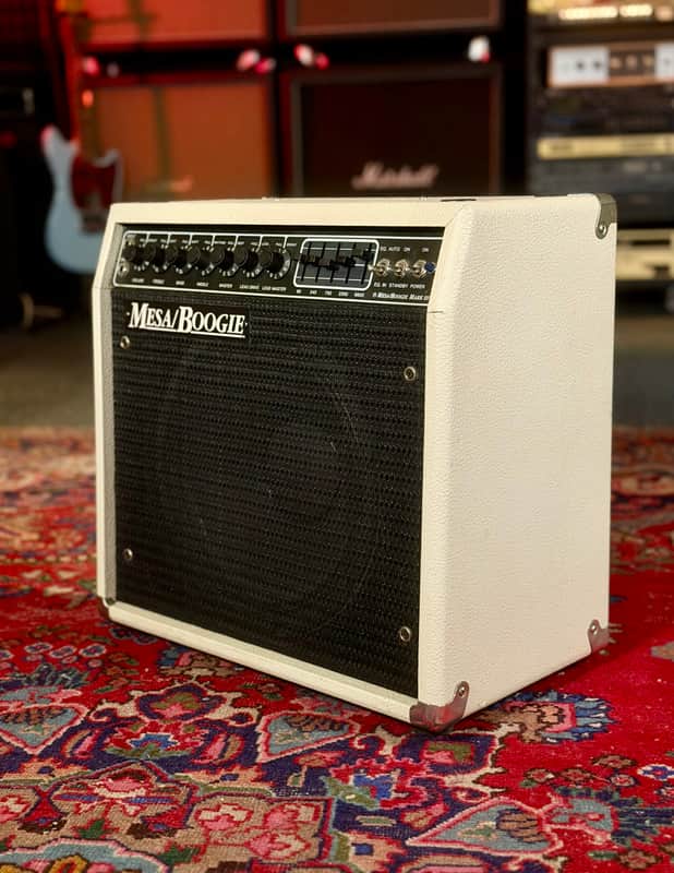 Mesa Boogie *Roland Orzabel* Mark III Simul-Class 1x12" Guitar Combo 1988 - White – image 3