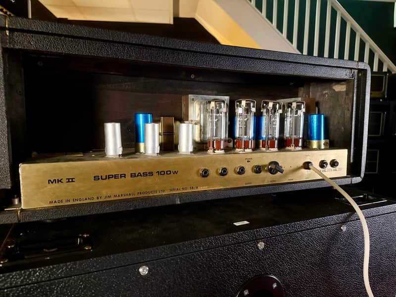 Marshall JMP 1992 Super Bass 2-Channel 100w Amp Head - 1974 – image 9