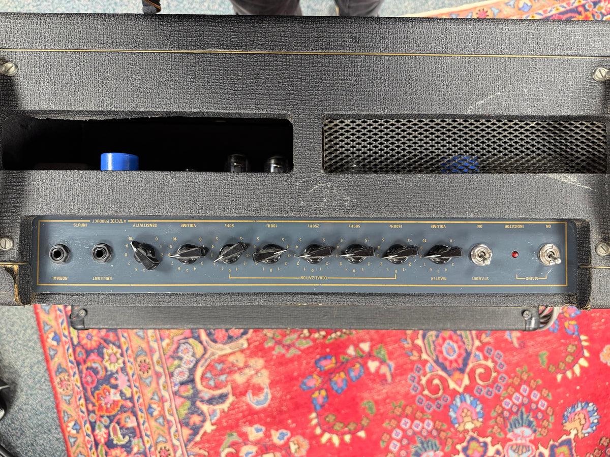 Vox V125 Bass 125-Watt 1x15" Piggyback Bass Amp 1981 - 1983 - Black – image 7