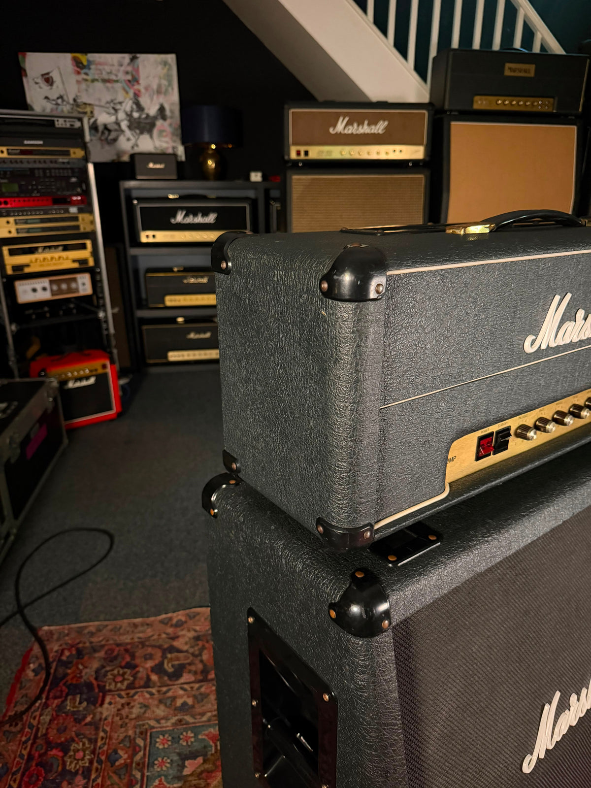 Marshall JMP 1959 MK II Super Lead 2-Channel 100-Watt Guitar Amp Head 1978 - Serviced – image 9