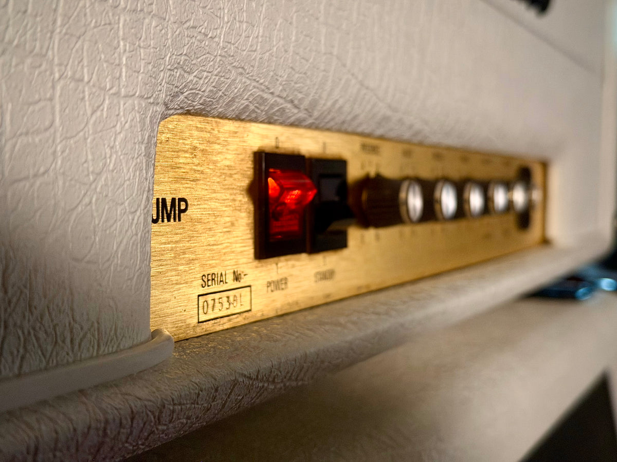 Marshall JMP 2203 Mk2 Master Model Lead 100-Watt Guitar Amp Head 1979 - White – image 10