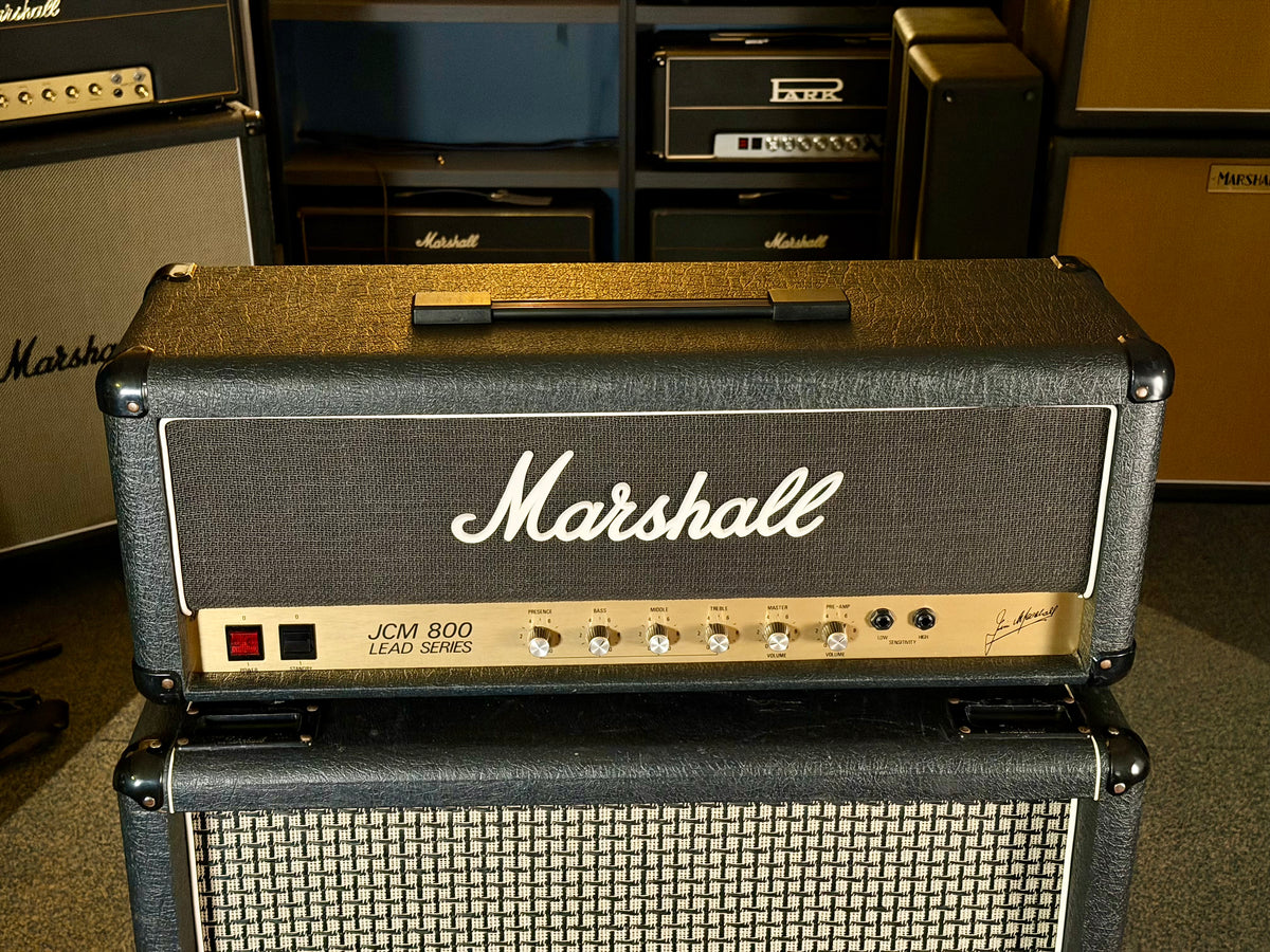 Marshall JCM 800 Lead Series Model 2204 50-Watt Master Volume Mk2 Head 1985 - Serviced – image 4