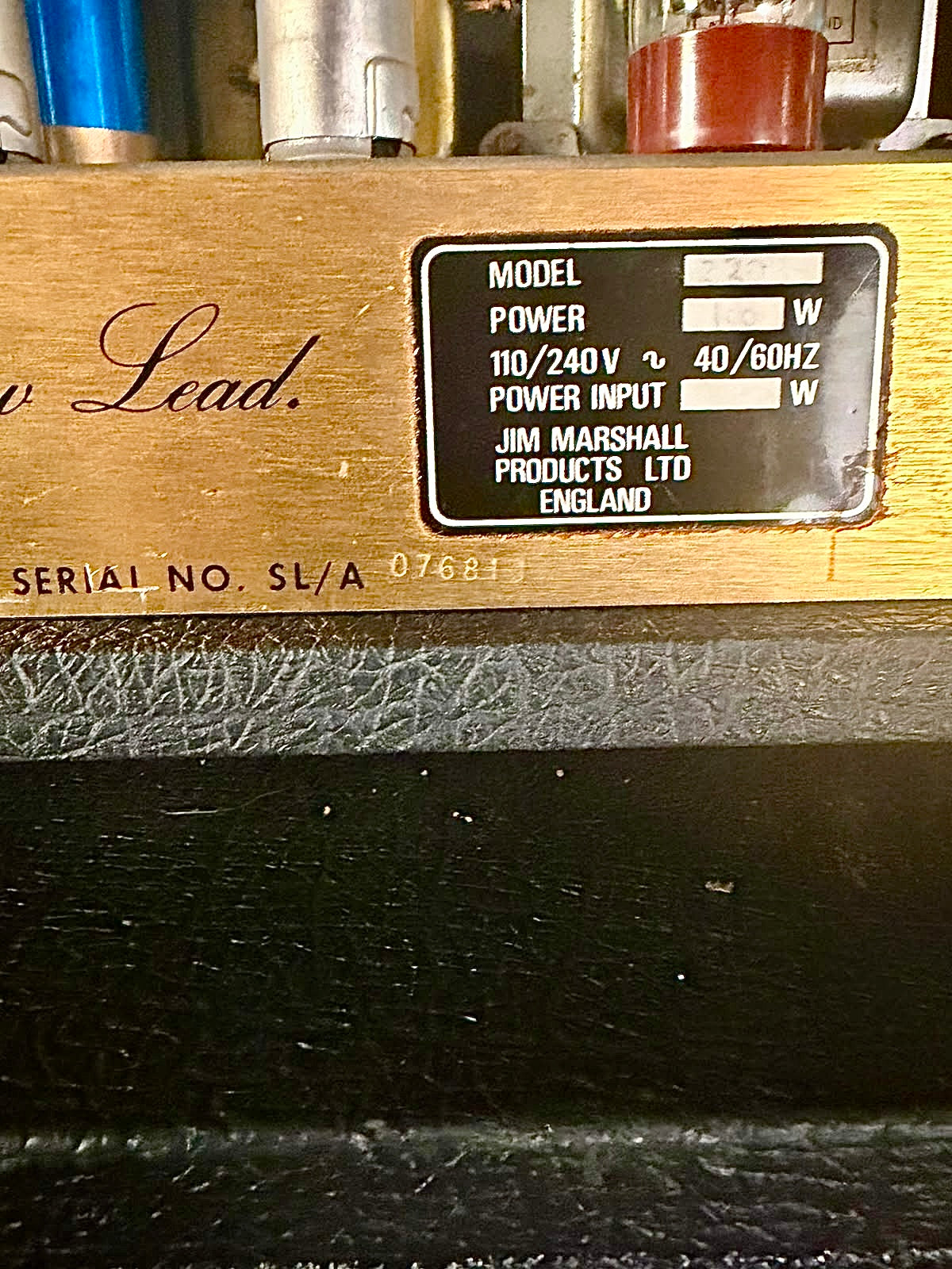 Marshall JMP 2203 Mk2 Master Model Lead 100-Watt Guitar Amp Head 1977 - Serviced – image 8