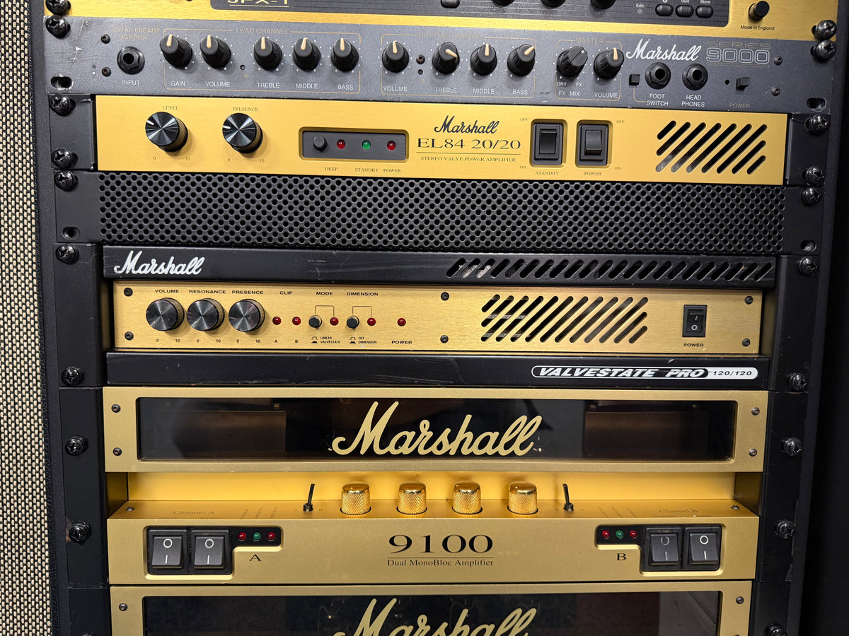 Marshall Valvestate Pro 120/120 Stereo Power Amp 2000- Gold – image 6
