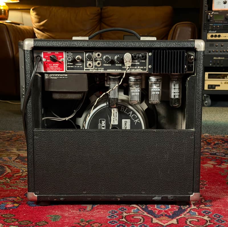 Mesa Boogie Mark III Simul-Class 3-Channel 75-Watt 1x12" Guitar Combo 1988 - Blue Stripe – image 6