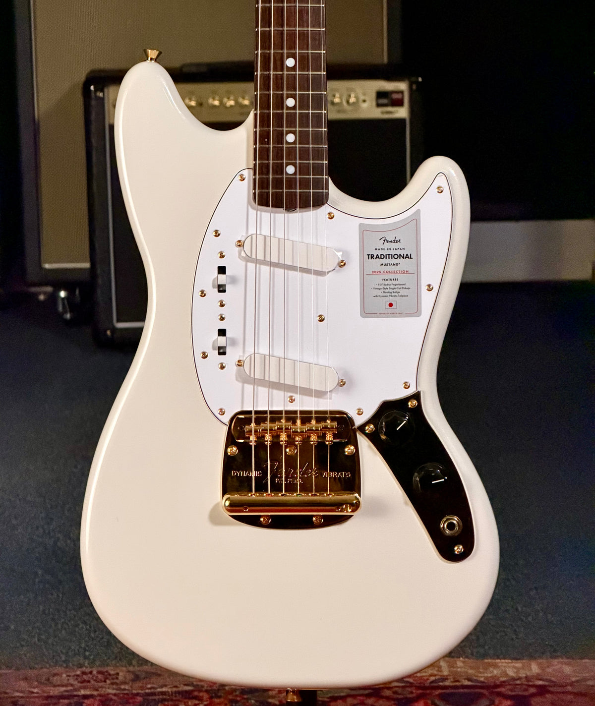 Fender MIJ Traditional '60s Mustang 2025 Collection - White Pearl – image 2