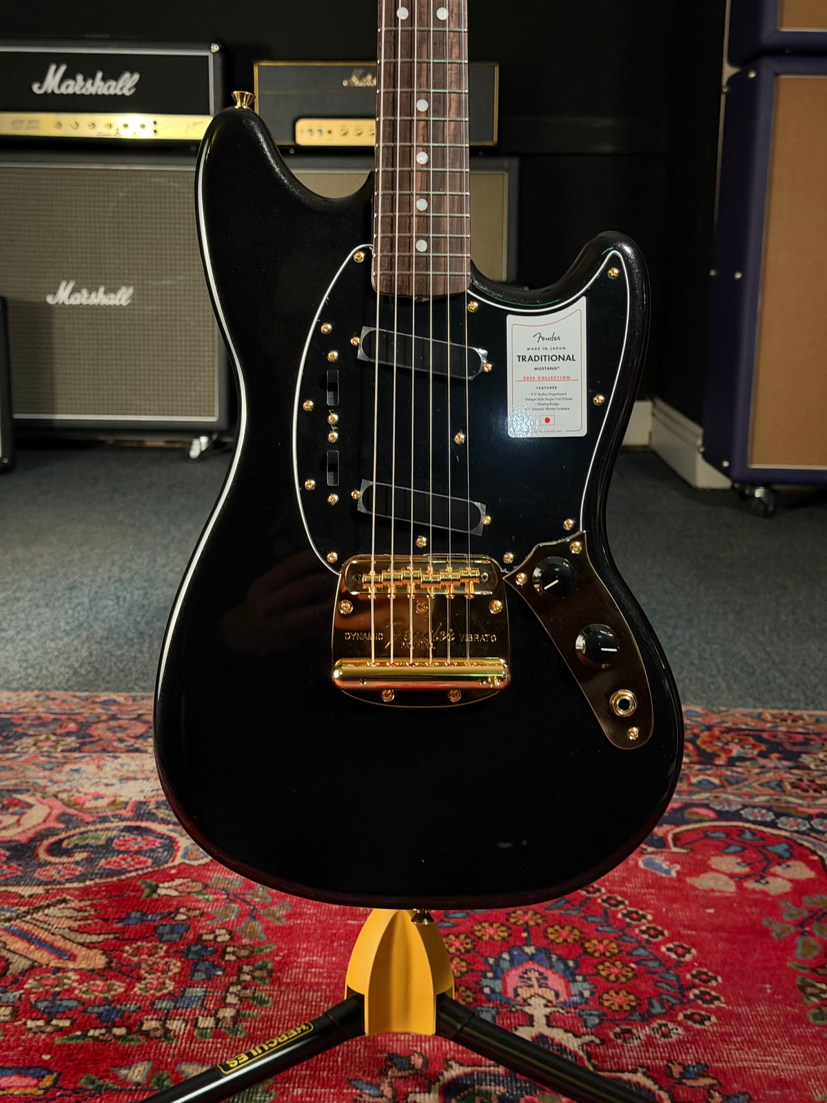 Fender MIJ Traditional '60s Mustang 2025 Collection - Black Pearl – image 4
