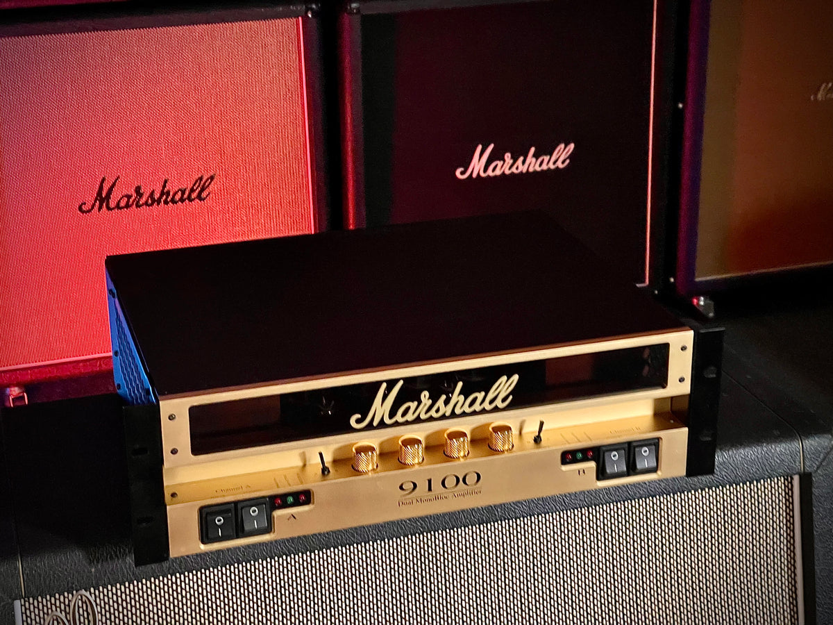 Marshall 9100 Dual Monobloc - 50/50w Stereo Power Amp - 1994 - Serviced - 120v USA – image 2