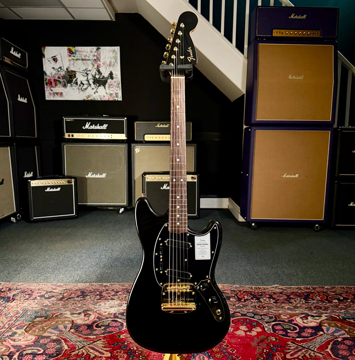 Fender MIJ Traditional '60s Mustang 2025 Collection - Black Pearl – image 2