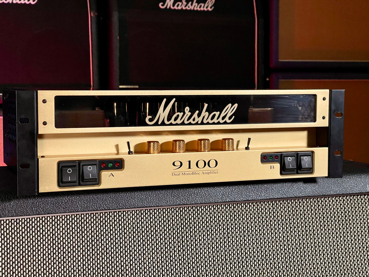 Marshall 9100 Dual Monobloc - 50/50w Stereo Power Amp - 1994 - Serviced - 120v USA – image 1