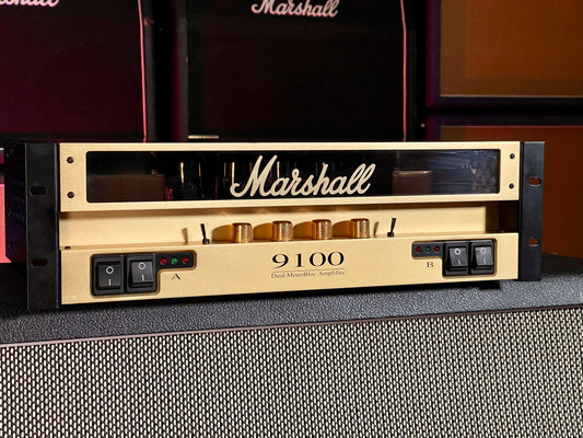 Marshall 9100 Dual Monobloc - 50/50w Stereo Power Amp - 1994 - Serviced - 120v USA – image 1